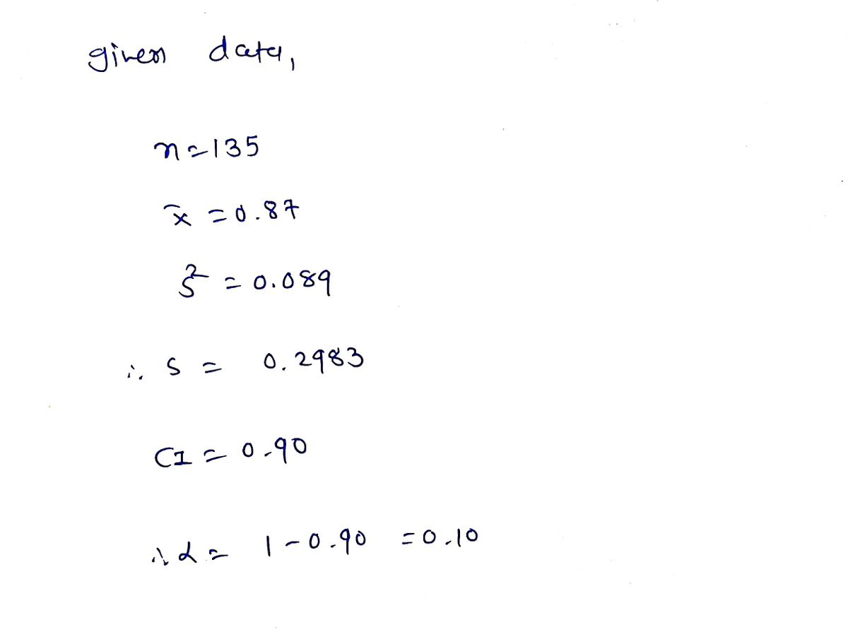 Statistics homework question answer, step 1, image 1